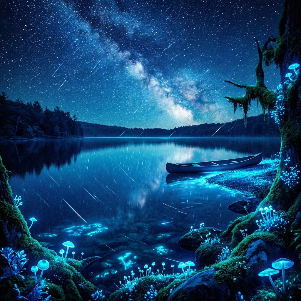 Bioluminescent Lake